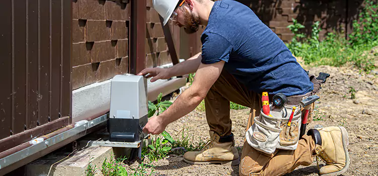 Electric Driveway Gate Installation Canmore